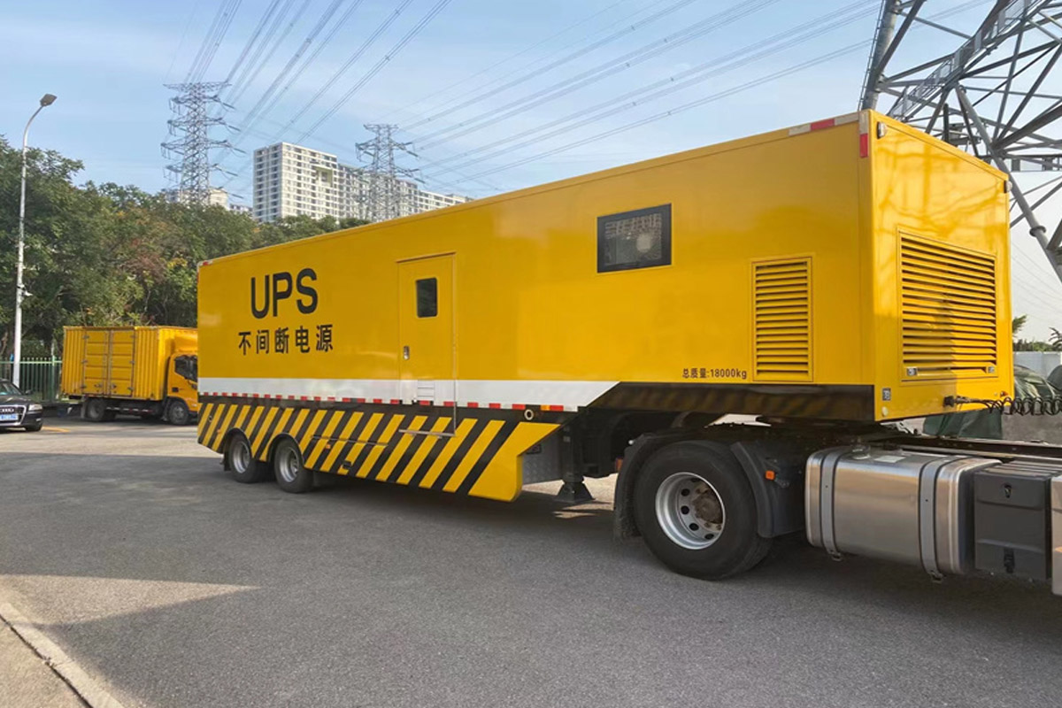 科尔沁右翼中发电机租赁施工现场